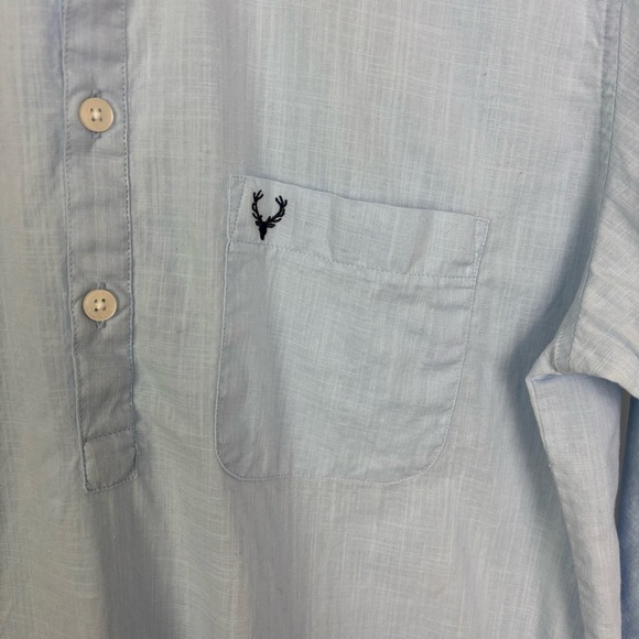 Allen Solly Men's Classic Fit Blue Shirt Size 38 - Picture 6 of 10